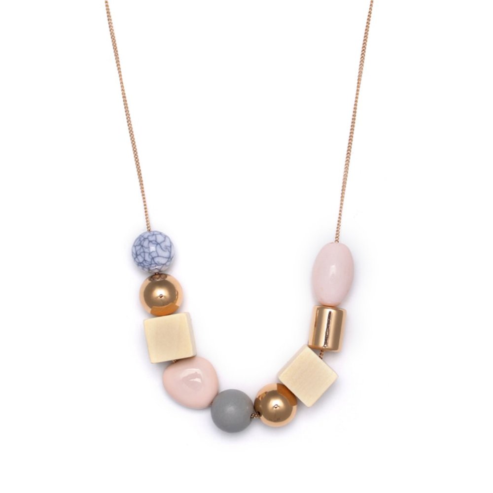 💕💕Last One Wood Turquoise Long Necklace - Picture 5 of 8